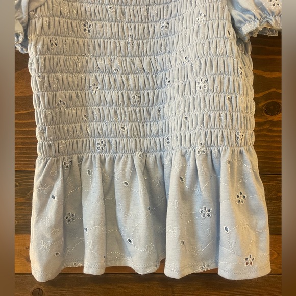 Speechless Kids Girls Blouse Baby Blue Size Small - Picture 5 of 6